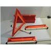 Image 1 : SATE-LITE #711 SET OF 3 FOLDING WARNING TRIANGLES
