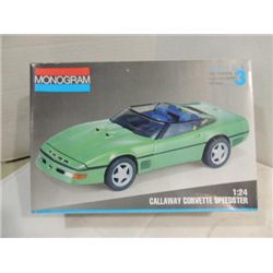 MONOGRAM PLASTIC MODEL KIT 1992 CORVETTE SPEEDSTER