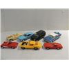 Image 1 : LOT 7 VINTAGE PLATIC MODEL ASSEMBLED: MUSTANG, 4