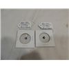 Image 1 : LOT 2 GEM STONE 6 & 7MM ROUND BLUE STAR SAPPHIRE