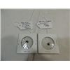 Image 1 : LOT 2 GEM STONE 6 & 7MM ROUND BLACK STAR SAPPIRE