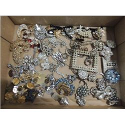 GREAT SELECTION VINTAGE RHINESTONE COSTUME JEWELRY