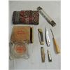 Image 1 : LOT 8 VINTAGE ITEMS: ALBERTO STAIGHT EDGE RAZOR, 2