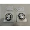 Image 1 : LOT 2 LARGE BLACK & WHITE ONYX PARISAN STYLE CAMEO