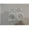 Image 1 : LOT 2 GEM STONE ROUND CUT 5.MM RED STAR SAPPHIRE