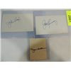 Image 1 : LOT 3 BASEBALL PLAYER AUTOGRAPHS: RAMSEY, KRUK &