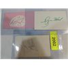 Image 1 : LOT 3 BASEBALL PLAYER AUTOGRAPHS: TAYLOR, MORET &