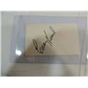 Image 2 : LOT 3 BASEBALL PLAYER AUTOGRAPHS: KUSICK, MOSES &
