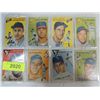 Image 1 : LOT 8 1954 TOPPS BASEBALL PLAYER CARDS #203, 147,