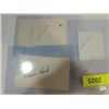Image 1 : LOT 3 BASEBALLPLAYER AUTOGRAPH: GARBO, HACK &