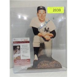 DIE CUT BASEBALL PLAYER AUTOGRAPH WHITEY FORD COA