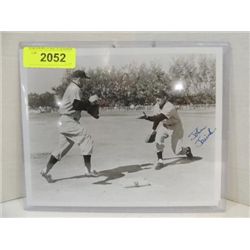 10X8 BASEBALL PHOTO AUTOGRAPH JOHN JACKMICK COA