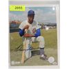 Image 1 : 8X10 BASEBALL PHOTO AUTOGRAPH OSCAR GAMBLE COA