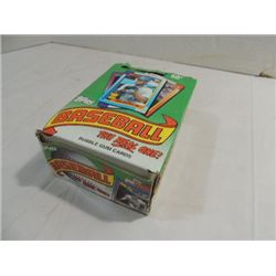 1989 TOPPS WAX PACK BASEBALL PLAYER CARDS BOX