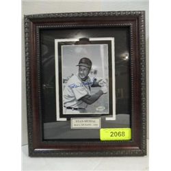 10X12 FRAMED BASEBALL PHOTO AUTOGRAPH STAN MUSIAL