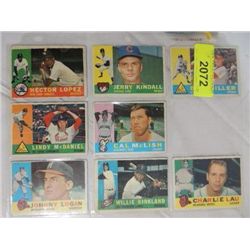 LOT 62 VARIOUS MAKER, DATES BASEBALL PLAYER CARDS: