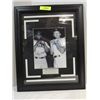 Image 1 : 17X21 FRAME BASEBALL PHOTO AUTOGRAPH MANTLE & MAYS