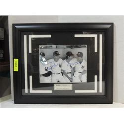 21X17 FRAMED BASEBALL PHOTO 4 AUTOGRAPH: FORD,