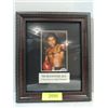 Image 1 : 10X12 FRAMED BOXING PHOTO AUTOGRAPH MUHAMMAD ALI