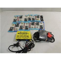 LOT 16 (14) ELECTRICAL SWTICHES, N GAUGE POWER PAK