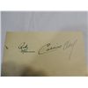 Image 1 : CLAY & MARCIANO CUT SIGNATURE AUTOGRAPH NO COA