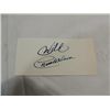 Image 1 : WILT CHAMBERLAIN CUT SIGNATURE AUTOGRAPH NO COA