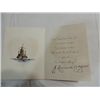 Image 1 : J HONUS WAGNER ON HOLIDAY CARD SIGNATURE NO COA