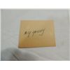 Image 1 : CY YOUNG CUT SIGNATURE AUTOGRAPH NO COA.