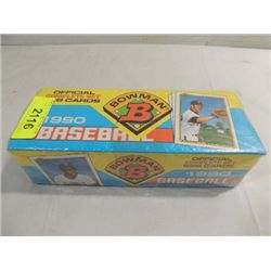 1990 BOWMAN BASEBALL PLAYER CARD FACTORY SET