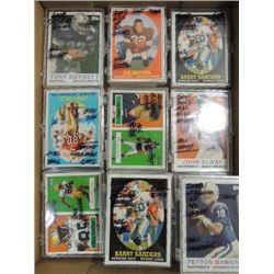 LOT 11 SETS (50 EA) 2006-08 TOPPS FOOTBALL CARDS: