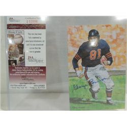 GEORGE CONNOR AUTOGRAPH ON FOOTBALL ILLUSTRATION