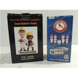 LOT 2 BOBBLE HEAD BASEBALL FIGURINES: PUJOLS &