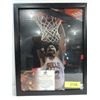 Image 1 : 12X16 BASKETBALL PHOTO AUTOGRAPH TAJ GIBSON COA