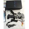 Image 2 : 2001 PLAYSTATION 2 CONSOLE, 2 CONTROLLERS, MEMORY