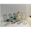 Image 1 : LOT 11 VINTAGE VARIETY JARS, SODA BOTTLES: BALL,