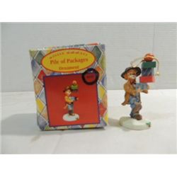 EMMET KELLY HOBO CLOWN CERAMIC SIGNED FIGURINE