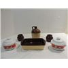 Image 1 : LOT 6 (2)CAMPBELL SOUP BOWLS & 4 BROWN EARTHENWARE