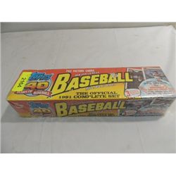 1991 TOPPS BASEBALL PLAYER CARDS FACTORY SET