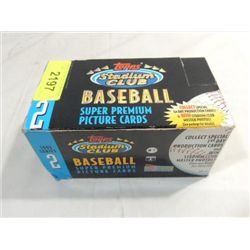 1993 TOPPS STADIUM CLUB WAX PACK BASEBALL CARDS