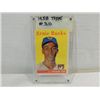 Image 1 : 1958 TOPPS #310 BASEBALL PLAYER CARD ERNIE BANKS