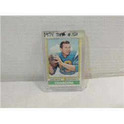 1974 TOPPS #150 FOOTBALL PLAYER CARD JOHN UNITAS