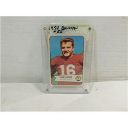 1954 BOWMAN #55 FOOTBALL PLAYER CARD FRANK GIFFORD