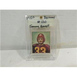 1950 BOWMAN #100 FOOTBALL PLAYER CARD SAMMY BAUGH