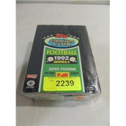1992 TOPPS STADIIUM CLUB FOOTBALL CARDS FACTORY