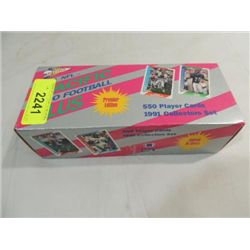 1991 PACIFIC FOOTBALL PLAYER CARDS FACTORY SET