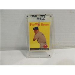 1958 TOPPS #375 BASEBALL PLAYER CARD PEE WEE REESE