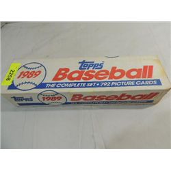 1989 TOPPS BASEBALL PLAYER CARDS FACTORY SET