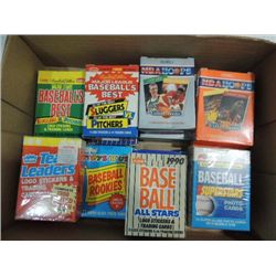 LOT 14 BASKETBALL & BASEBALL MINI CARD SETS