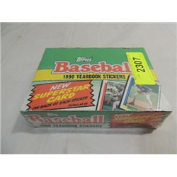 1990 TOPPS YEARBOOK STICKER BASEBALL CARDS SET