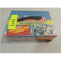 1989 TOPPS YEARBOOK STICKER BASEBALL CARDS SET